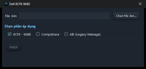 Dell 8CF8-9ABE